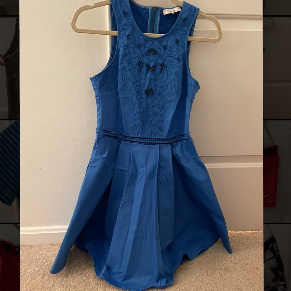 Blue parker dress